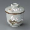 Taza de cerámica japonesa con tapa - HAIRO NO KABA - gris