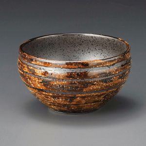 Bol à soupe japonais marron - ORIBE NAGOMI - 12cm