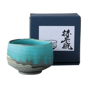 Ceramic bowl for turquoise tea ceremony - TAKOIZU 1