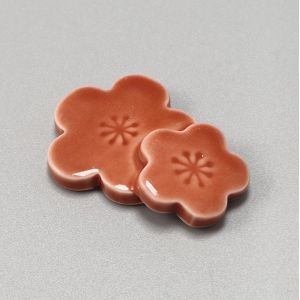 Japanese ceramic chopsticks holder - HANA UME