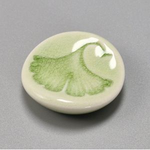 Japanese ceramic chopsticks holder - MIDORI GINKO