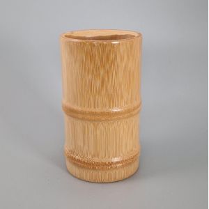 Bamboo storage pot, ZUNDO, 7.5x13.5cm