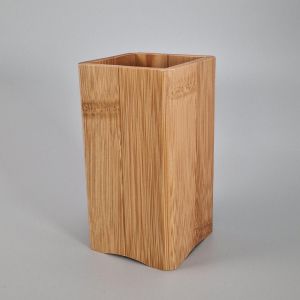 Bamboo storage pot, KAKU, 7.5x14cm