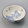 Japanese ceramic rice bowl, MANEKINEKO KERYÔ, manekineko