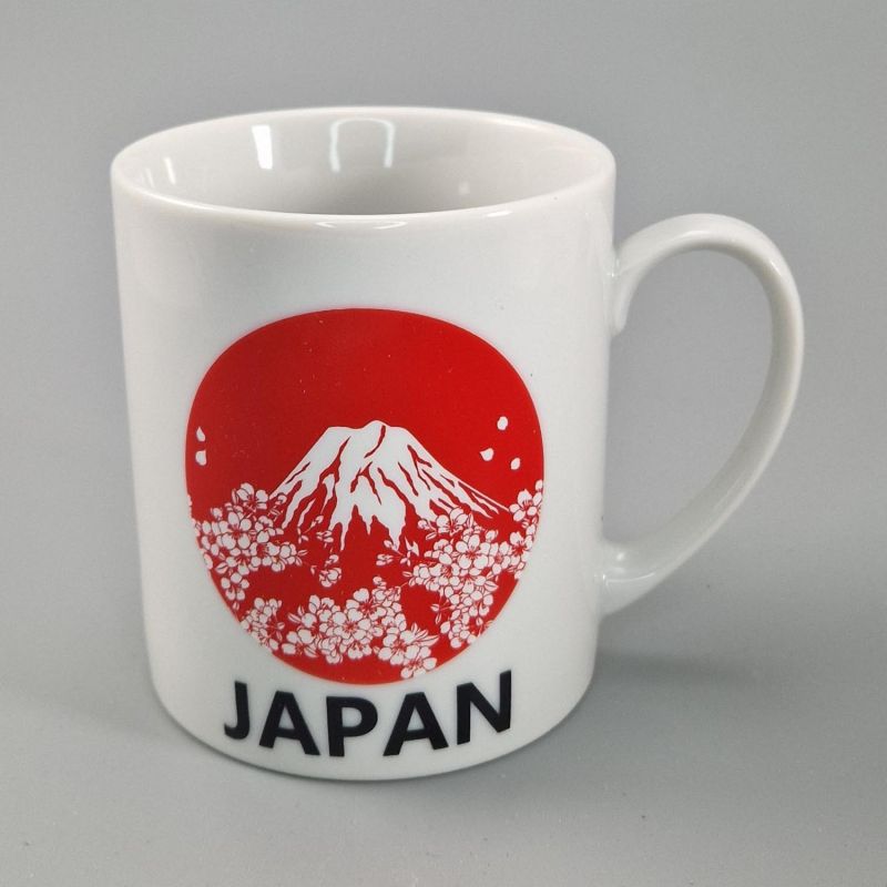 Japanische Tasse mit Henkel, Japan Fujisan