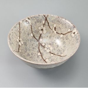 Japanese ceramic soup bowl - GRAY SOSHUN