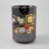 Tazza da tè Iga-nuri Sushi Yunomi Goshoguruma