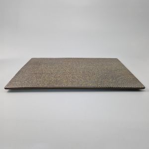 Plato grande rectangular de cerámica japonesa - MIDORI - verde