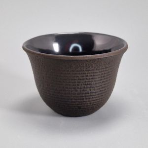 Taza japonesa de bronce esmaltado, ROJI ITOME