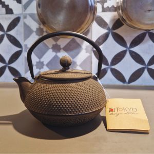 Japanese cast iron teapot - ARARE - Taupe