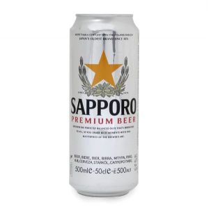 SAPPORO Japanese beer in can - SAPPORO PREMIUM CAN 500ML