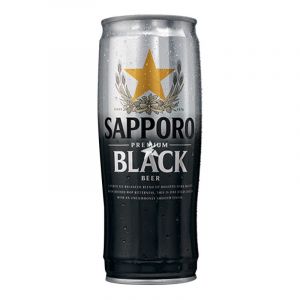 Japanese beer SAPPORO in can - SAPPORO PREMIUM BLACK CAN 650ML