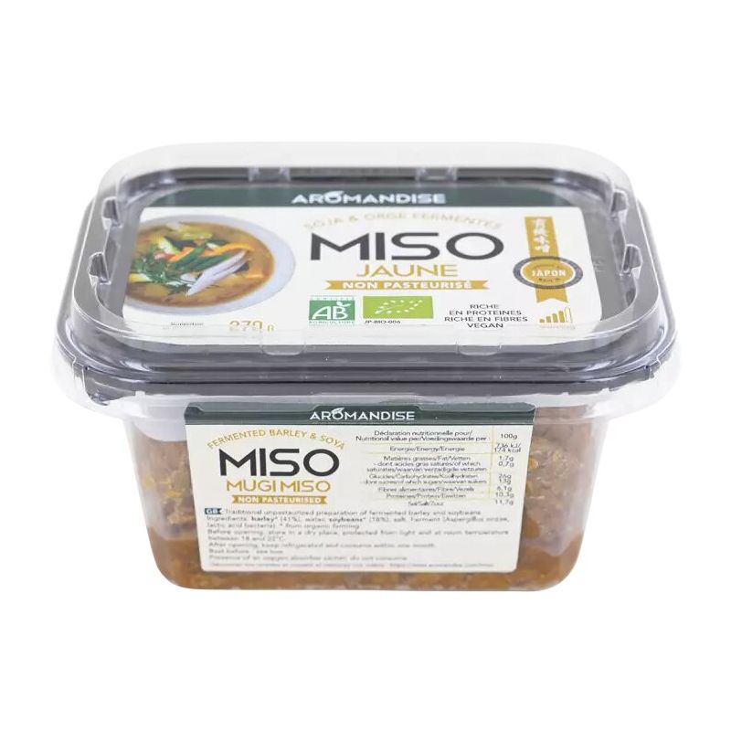 Miso Jaune non pasteurisé, 270g