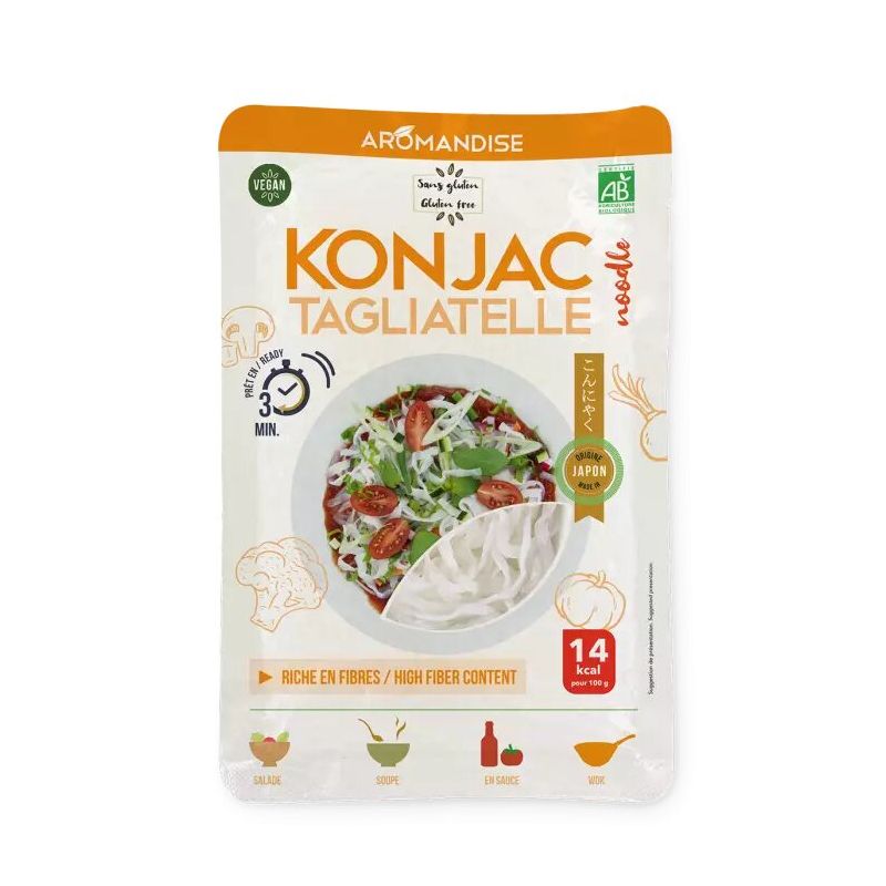 Tagliatelles de Konjac et riz Bio, 150g