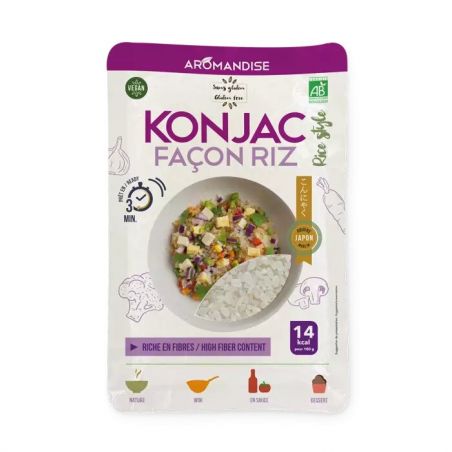 Grains de Konjac et riz Bio, 150g