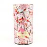 Caja de té japonesa rosa en papel washi - HANAFUDA - 200gr