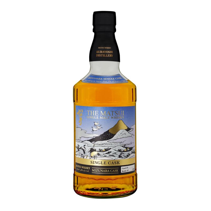 Whisky japonés de pura malta - THE MATSUI SINGLE CASK MIZUNARA CASK