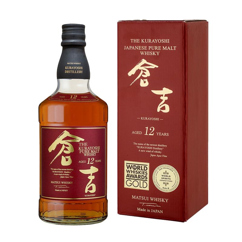 Whisky japonés puro de malta 12 años - THE KURAYOSHI