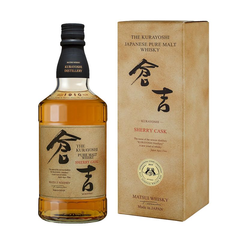 Whisky japonés de malta pura - THE KURAYOSHI SHERRY CASK