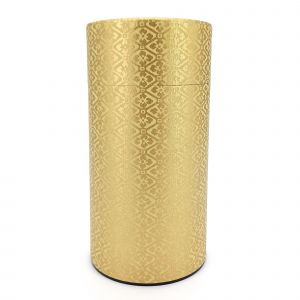 Japanische goldene Teedose aus Washi-Papier - HANABISHI - 200gr