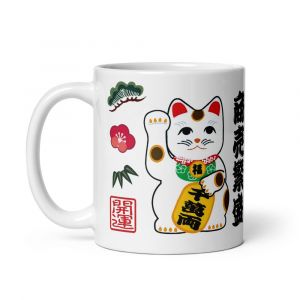 Tazza da tè in ceramica con manico, MANEKINEKO