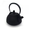 Japanese black cast iron teapot from Japan, ITCHU-DO HAKEME + trivet