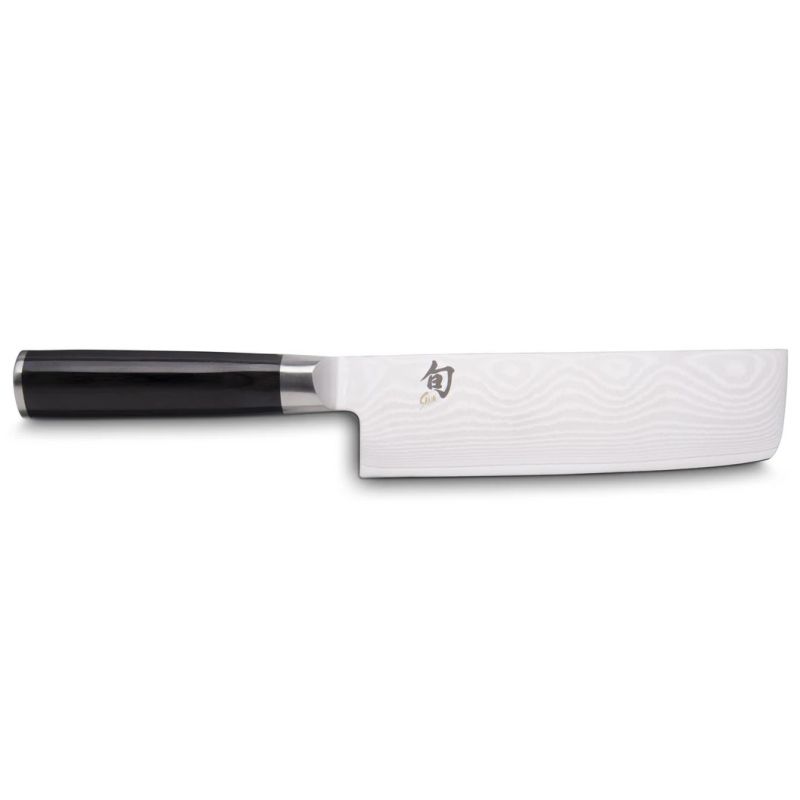 Japanese kitchen knife for cutting fruits and vegetables, NAKIRI SHUN CLASSIC DAMASCUS, 16.5 cm