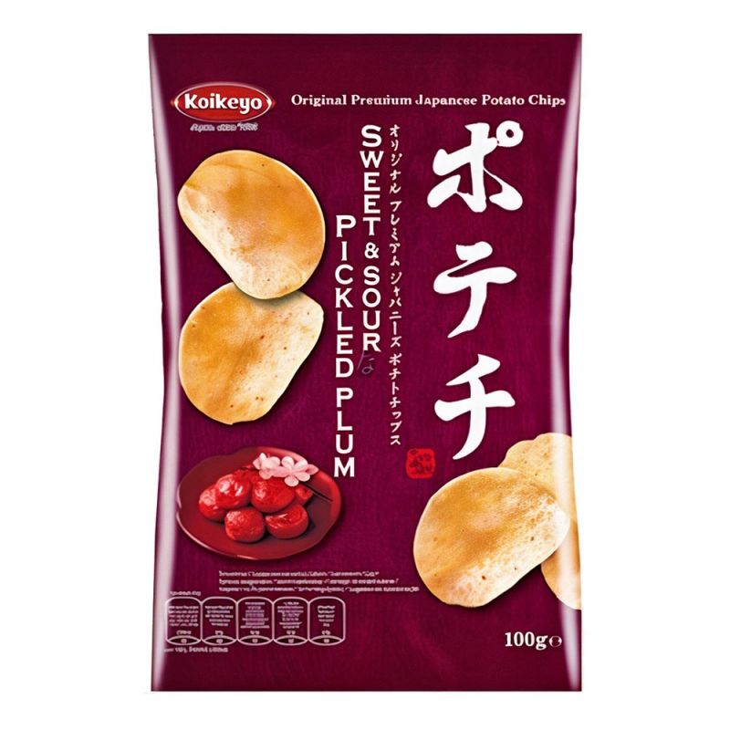 Patatine giapponesi al gusto di prugna - UMEBOSHI