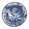 Ciotola ramen in ceramica giapponese RYU dragon, blu e bianco