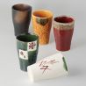 Set de 5 tazas japonesas, 17MYA1005497, 5 colores