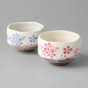 Set aus zwei Keramikschalen für die Teezeremonie – HEIAN SAKURA