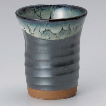 Tasse japonaise en céramique, TENMOKU NAGASHI