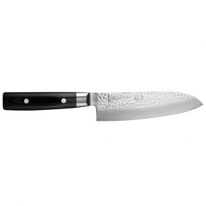 Couteau japonais Yaxell - ZEN - Santoku - Damas 16,5 cm Manche Micarta