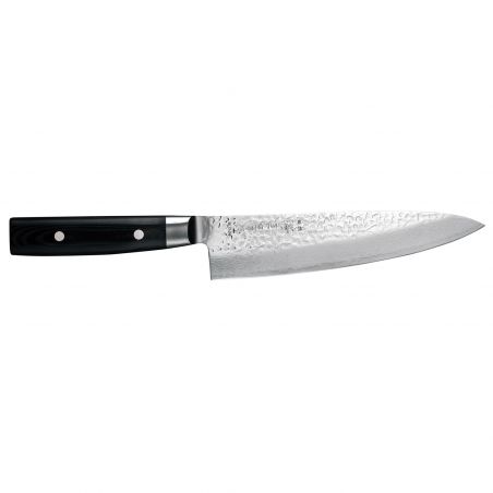 Japanisches Messer Yaxell -ZEN - Chef - Damast 20 cm Micarta-Griff