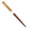 Pair of Japanese chopsticks in natural wood - WAKASA NURI KIN TO GIN