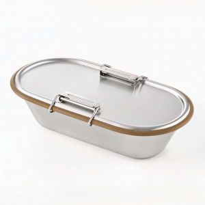 Japanese metal Bento lunch box -KINZOKU