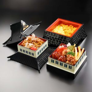 Caja de almuerzo grande - jyubako, SHIRO, castillo medieval de MATSUE