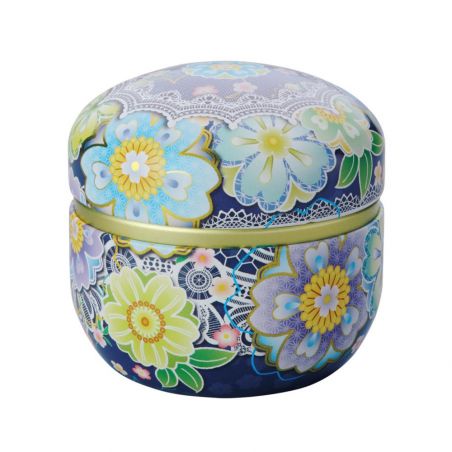 Carrito de té japonés de metal azul, SUZUKO MALINE, 150 g